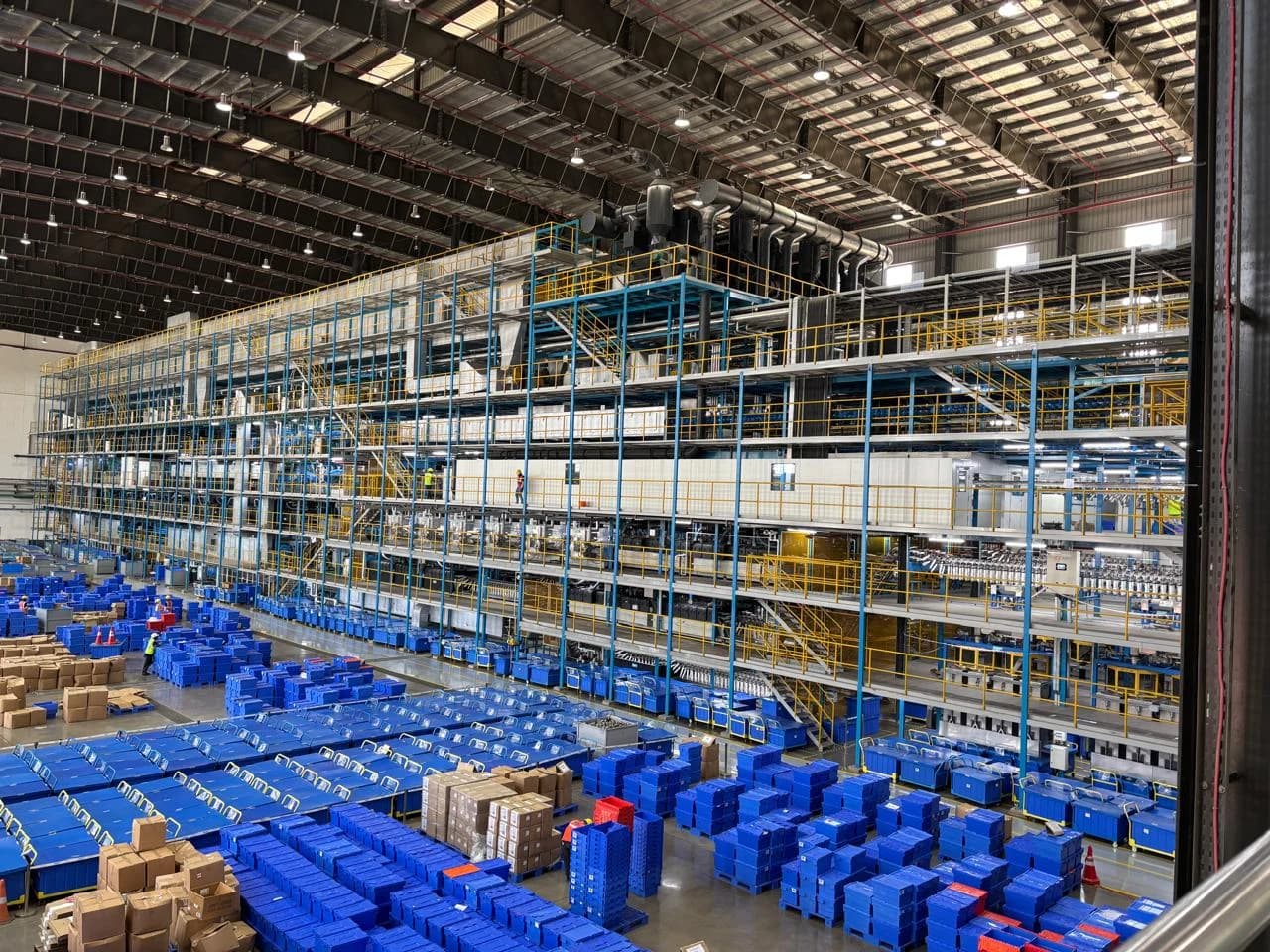 Glove production machinery built by SAMA