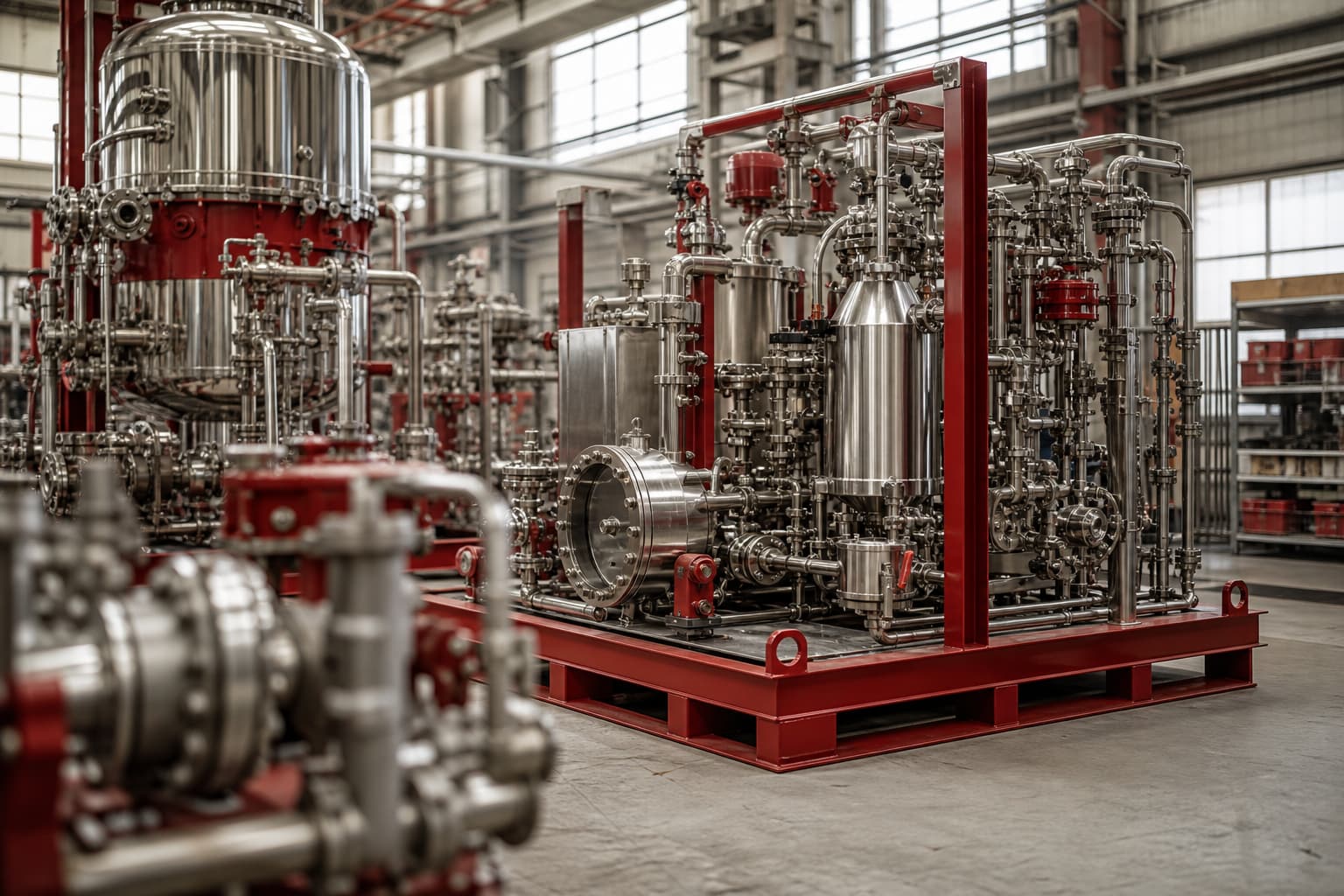 Process equipment designed and supplied by SAMA